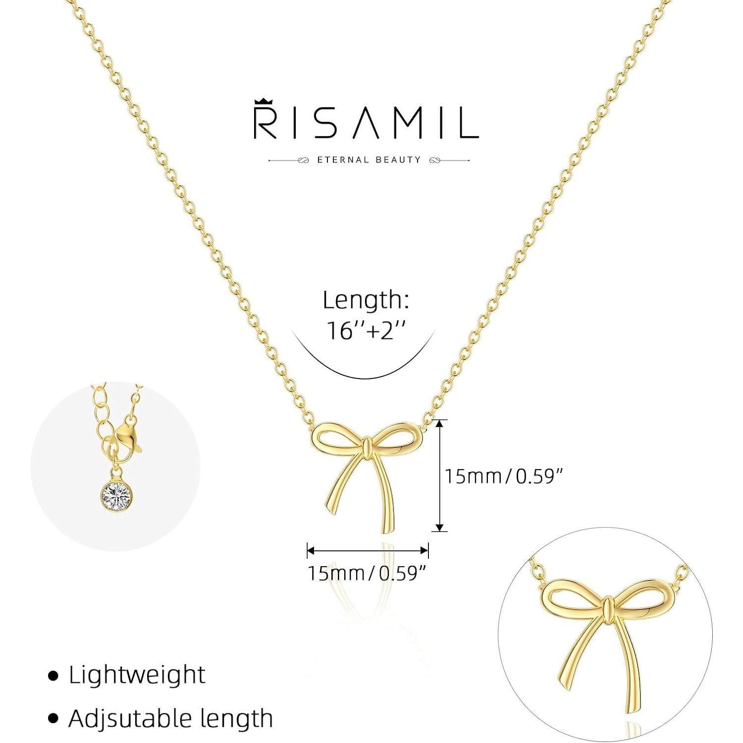 TEWIKY Bow Necklace Dainty Necklace Cute Small Tiny Bow Pendant Choker Chain Trendy for Women Jewelry Gift for trending jewellery For dealsforyoudays TEWIKY Bow Necklace Dainty Necklace Cute Small Tiny Bow Pendant Choker Chain Trendy for Women Jewelry Gift for trending jewellery For dealsforyoudays