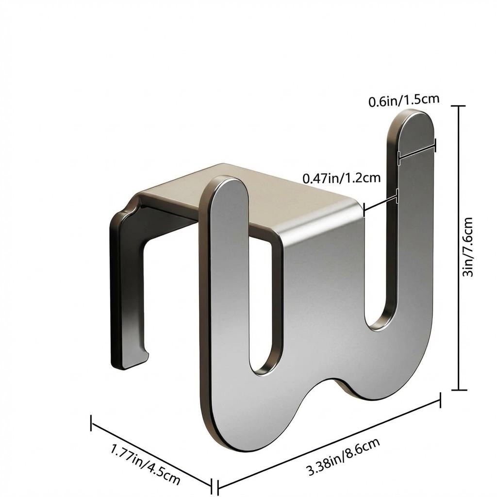 Bathroom Shoe Rack, No-Drill Wall-Mounted Toilet Holder, Back Door Storage Cabinet, Hanging Drainage Rack, Bathroom Accessories
