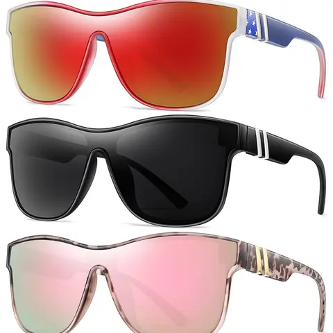 Unisex Fashionable Tinted Lens High Quality Sunglasses, Casual Summer Trendy Sunglasses for Everyday Use, Fashion Accessories for Outdoor Activities, Modern Trendy Sunglasses, Stylish Sunglasses