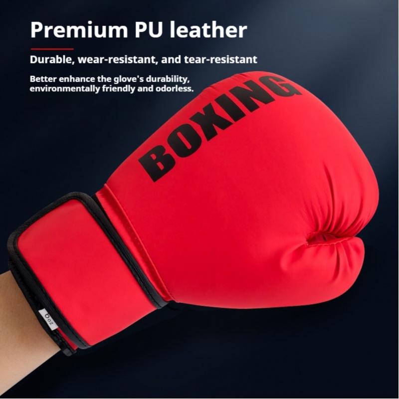 Boxing Gloves for Kids Adults Training Sparring Punching Bag Muay Thai Kickboxing Heavy Duty Padded Professional MMA Gloves
