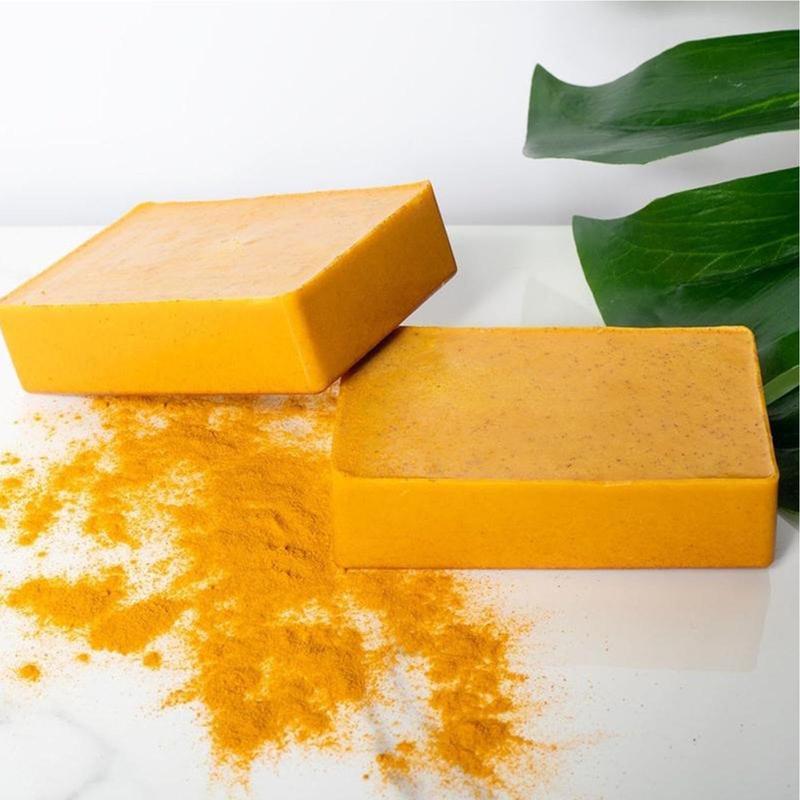 BISUTANG Lemon Turmeric Kojic Acid Soap Bars -XXXL Turmeric – Natural Lemon, Turmeric & Kojic Acid Soap for Face & Body, Gentle Cleansing for All Skin Types, Ideal for Daily Use