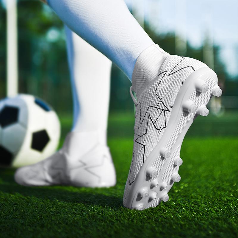 Men's Solid color palette High Top Football Shoes, Breathable Comfortabl e Football Cleats, Non-slip Football Shoes for Outdoor Training& Competition Men's Solid color palette High Top Football Shoes, Breathable Comfortabl e Football Cleats, Non-slip Football Shoes for Outdoor Training& Competition