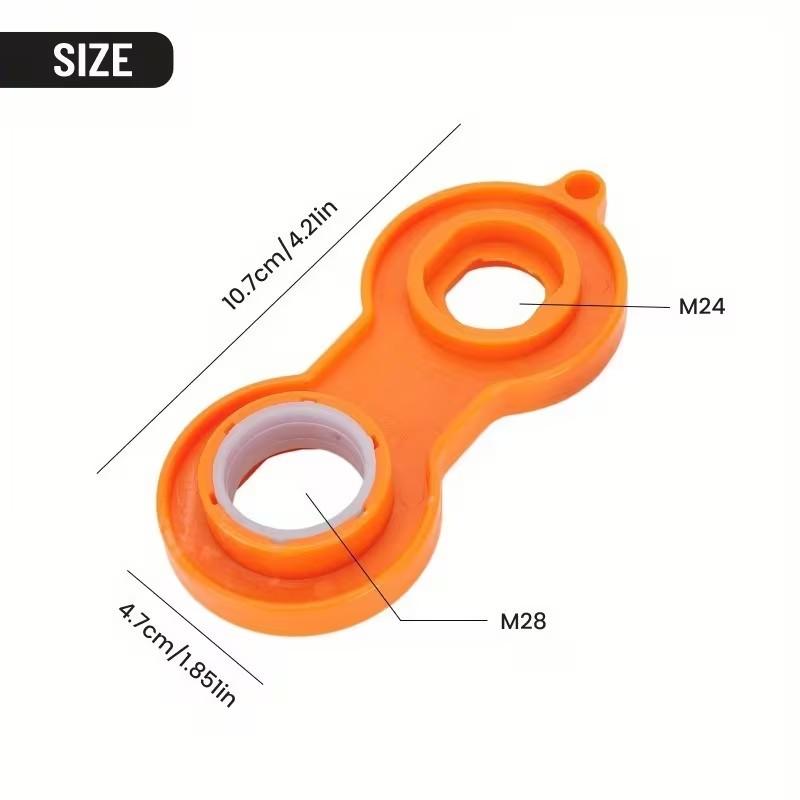 10pcs Water-Saving Faucet Aerators, M24 24mm, Replaceable Filters, Splash-Free & Noise-Reducing, Ideal for Bathroom Taps