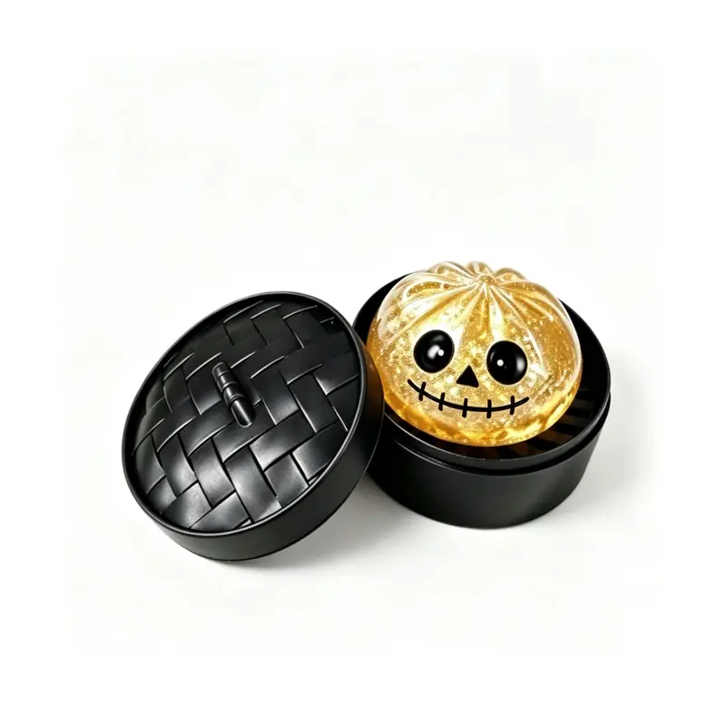 Gold-plated skeleton motif