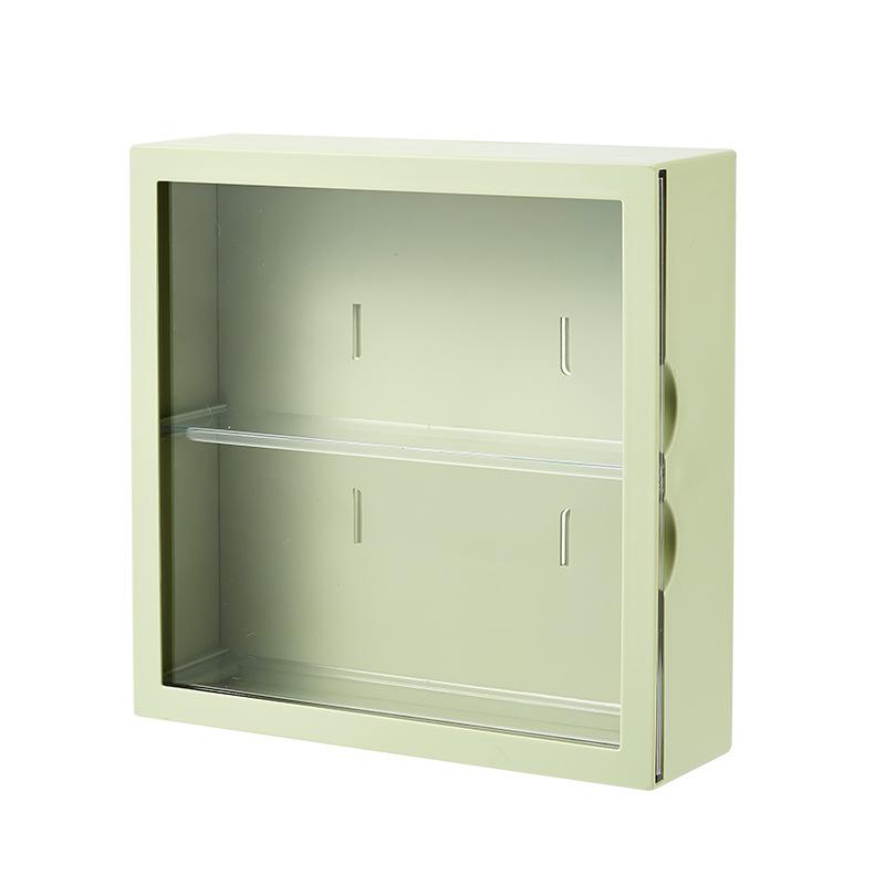 Wall-hung blind box storage display rack multi-layer doll dust-proof hand-held display cabinet