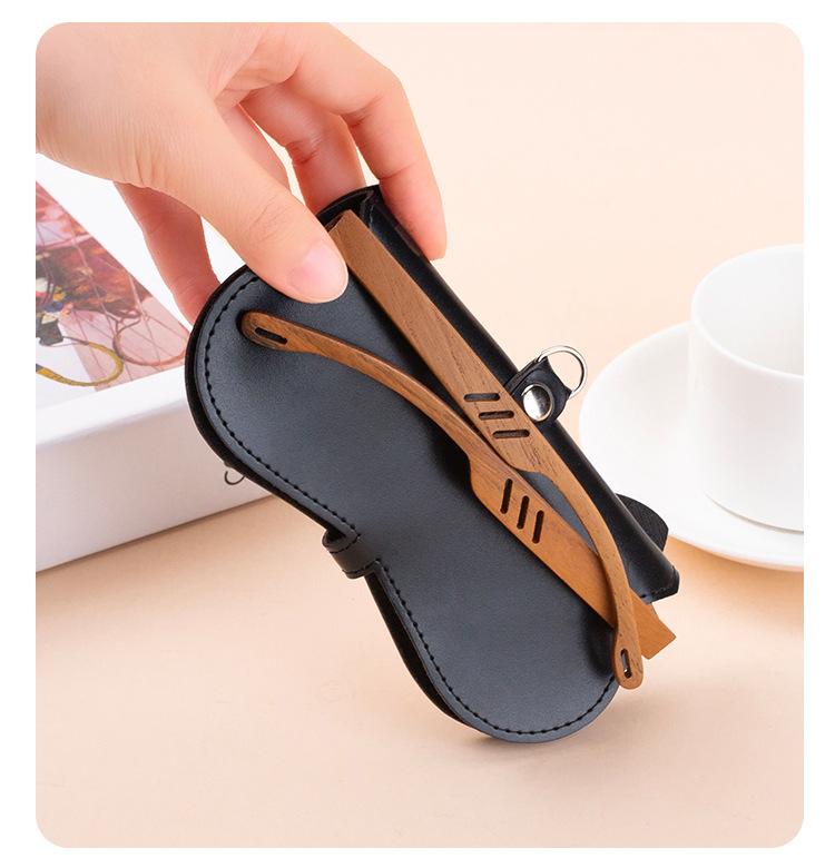 Portable glasses case, children's myopia glasses storage bag, hanging bag, cute cartoon glasses bag for students, sunglasses protective cover