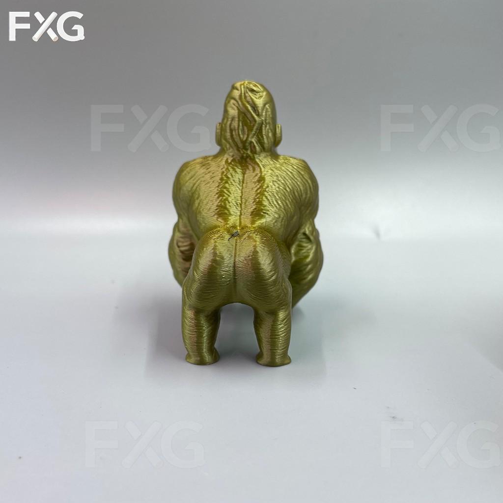 Vintage Gorilla Decorative Figurine, Collectible Hand Model, Home Room Bookshelf Decoration, Desktop Ornament, Art Sculpture Gift