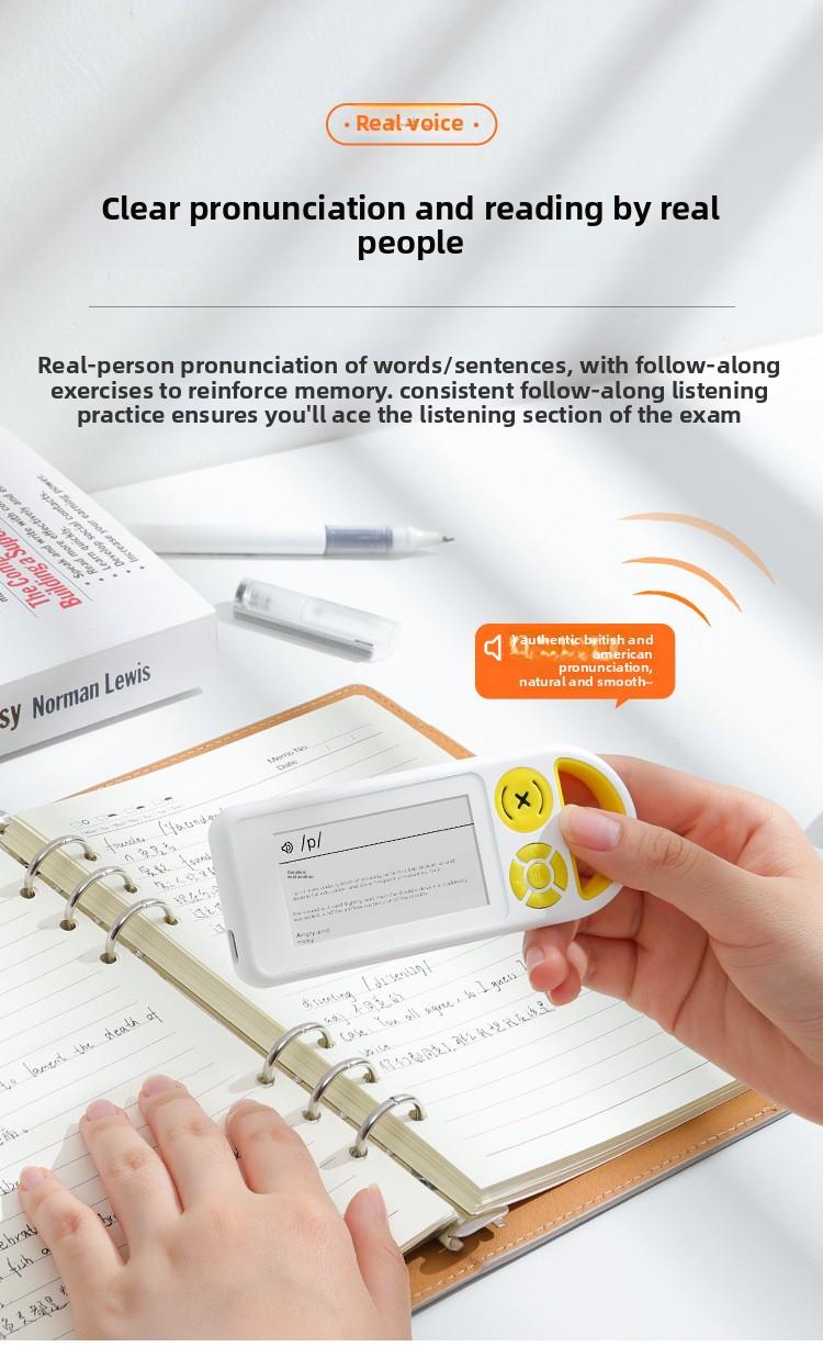 Portable Vocabulary Machine for Word Memorization with Real Human Pronunciation