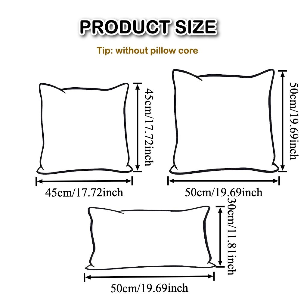 2PCS Pillow Covers 18x18inch Soft Polyester Textured Pillow Covers with Stylish Flange Edge Cozy Farmhouse Throw Pillows for Couch Bed Sofa Living Room 2PCS Pillow Covers 18x18inch Soft Polyester Textured Pillow Covers with Stylish Flange Edge Cozy Farmhouse Throw Pillows for Couch Bed Sofa Living Room