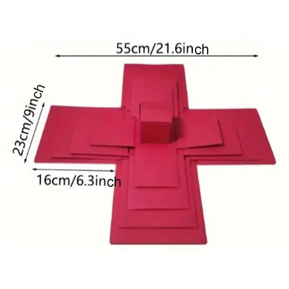 Surprise Explosion Gift Box, Perfect for Birthdays, Weddings, Valentine's Day, Anniversaries, Sweet Treats and Heartfelt Gifts