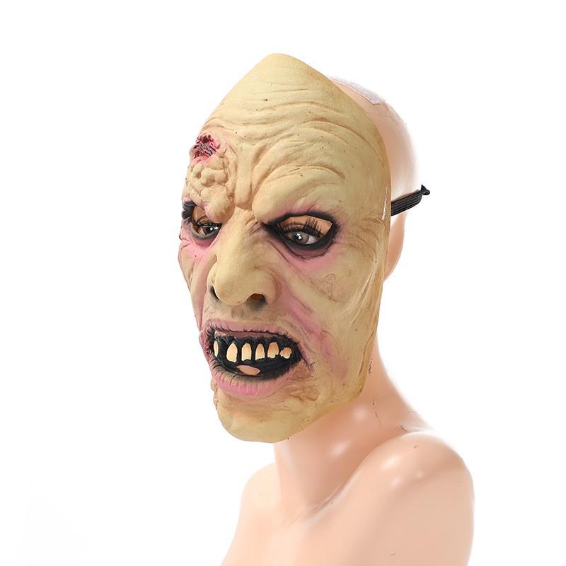 Ultra-Realistic Zombie Mask, Halloween Prank Tool, Reusable Horror Face Mask, Spooky Party Accessory, Twin Pack for Haunted House Fun