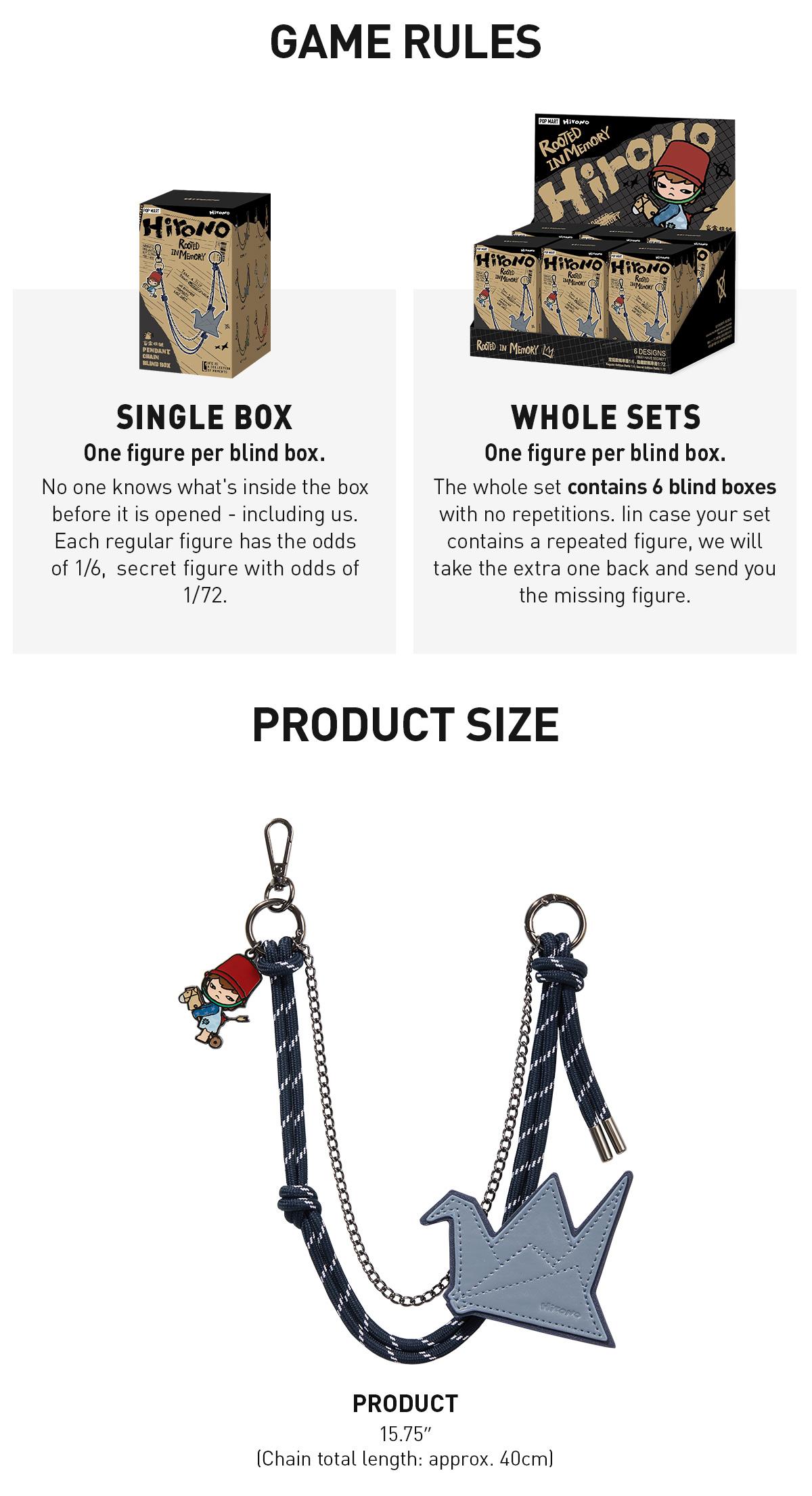 POP MART Hirono Echo Series - Pendant Chain Blind Box