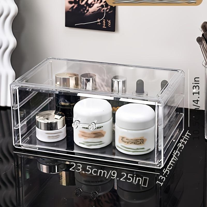 Stackable Desktop Storage Box, Large Capacity Organizer, Ideal for Pencils, Markers, Cosmetics, Small Items, Multi-Purpose Storage Solution