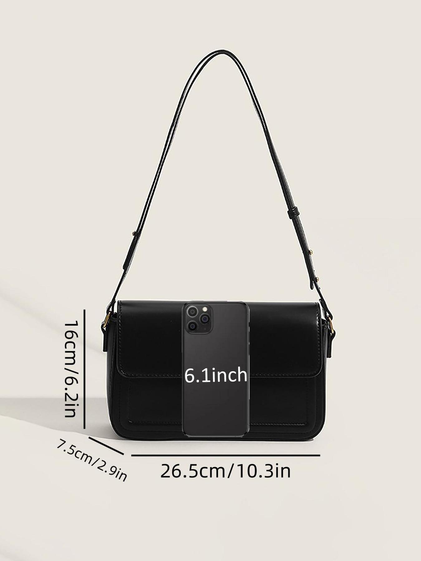 Valentines Day Mini Classic Rectangular Flap Bag, Stylish Shoulder Bag for Everyday Use, Chic Crossbody Design for All Seasons, Pu Leather Crossbody