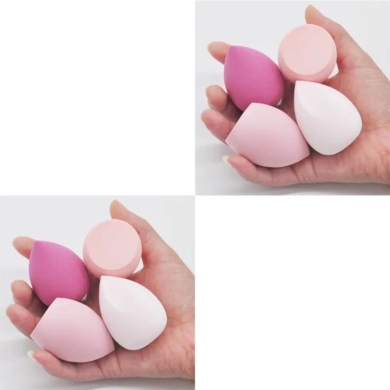 Multi-Color Makeup Sponge Set of 4, Dry Wet Use, Soft Blending, Suitable for Bb Cream, Foundation, Lotion, Universal Makeup Tool