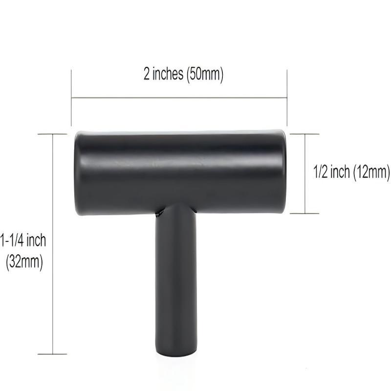 14-Pack 1.97 Inch (Approx. 5 cm) Cabinet Knobs, Single Hole Matte Black Cabinet Hardware, Stainless Steel Kitchen Drawer Pulls for Cabinets & Wardrobes, Door Hardware