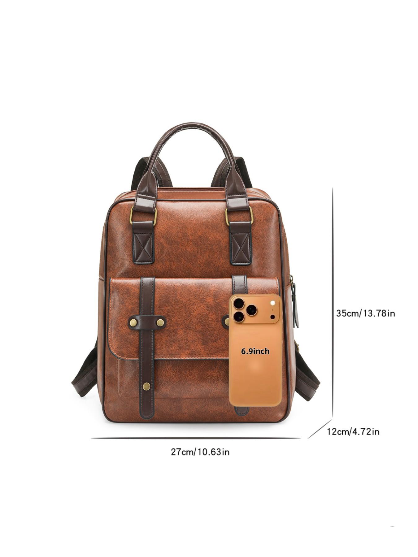 Vintage Backpack for Women Retro Fashion Purses School Backpack Casual Travel Daypack