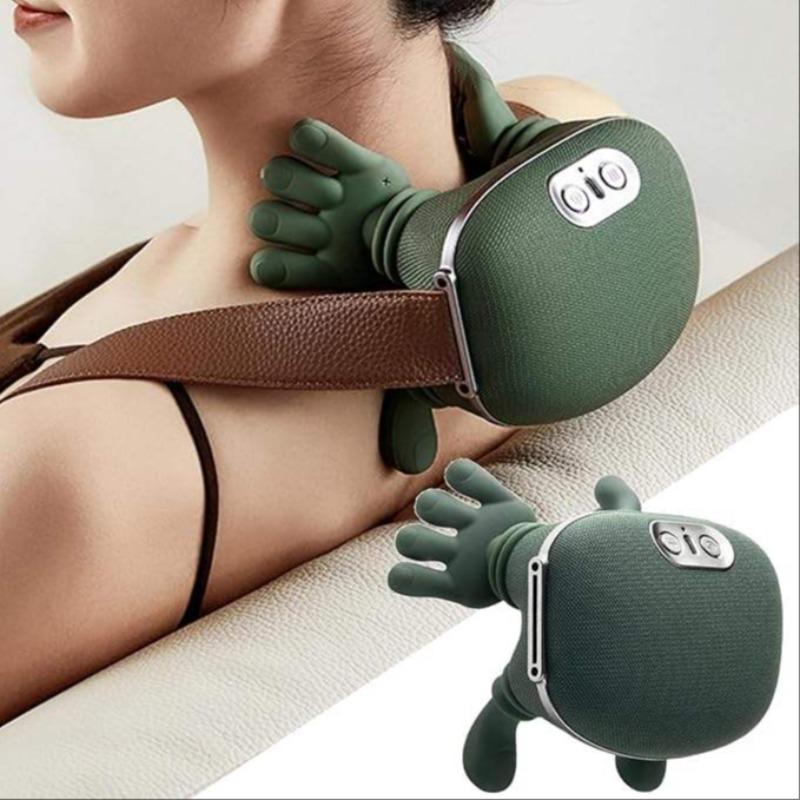 Back Massager Pillow with Heating & 3 Speed Settings, Electric Massage Cushion for Back Pain Relief, Suitable for Men Women, Neck Shoulder Relaxer