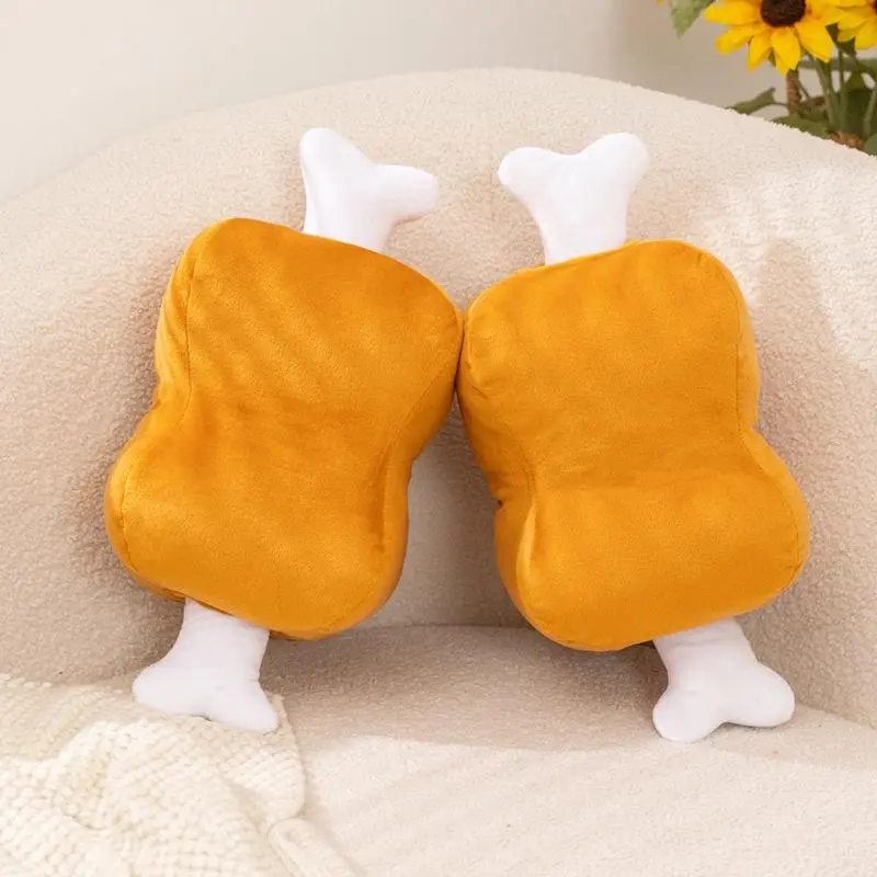 40cm New Sell Cartoon Meat Bone Plush Toy Dual-use Pillow Hand Warmer Cushion Stuffed Plush Pillow Soft High Quality Home Decro