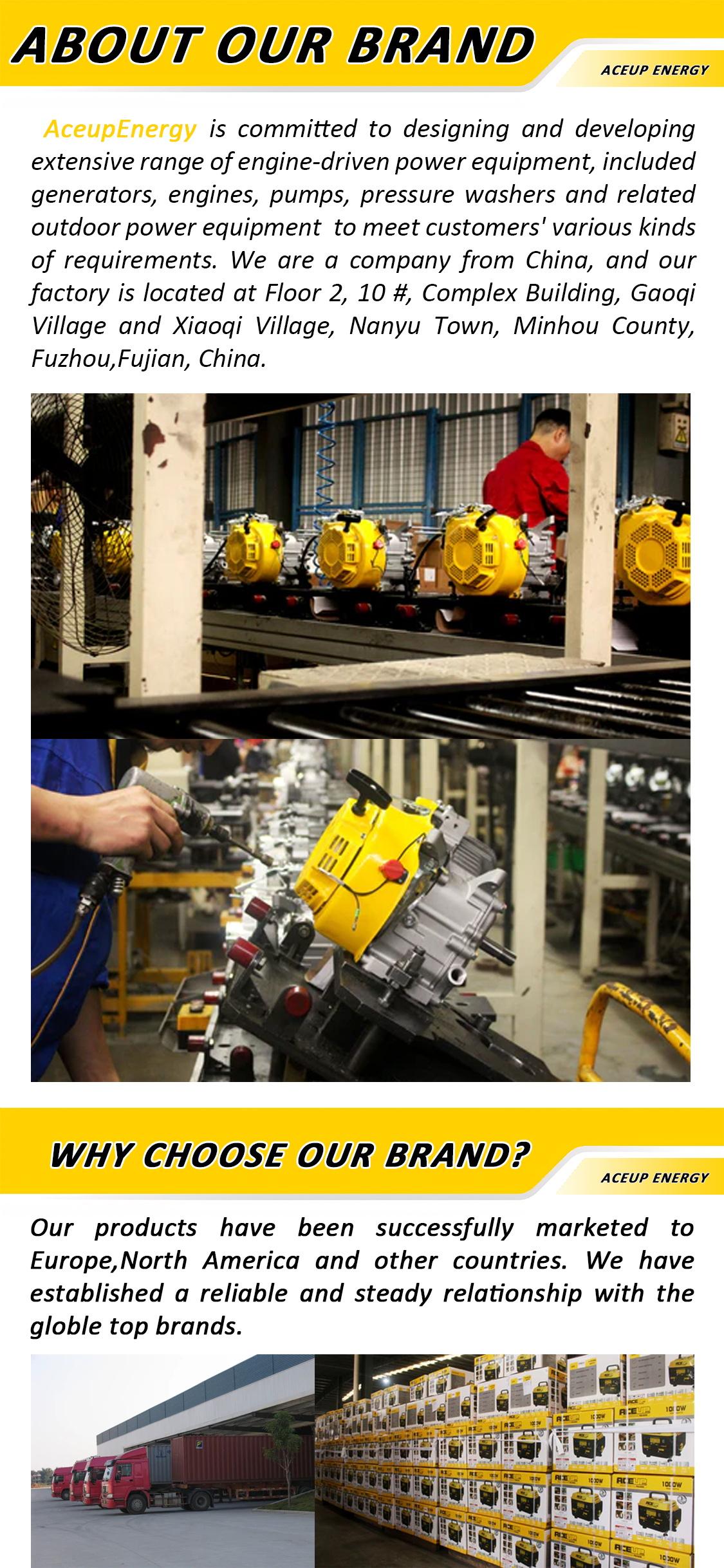 Aceup Energy 4000 Watt Portable Inverter Generator, Gas Powered Generator Quiet for Home, RV-Ready, EPA Compliant - AI4000S