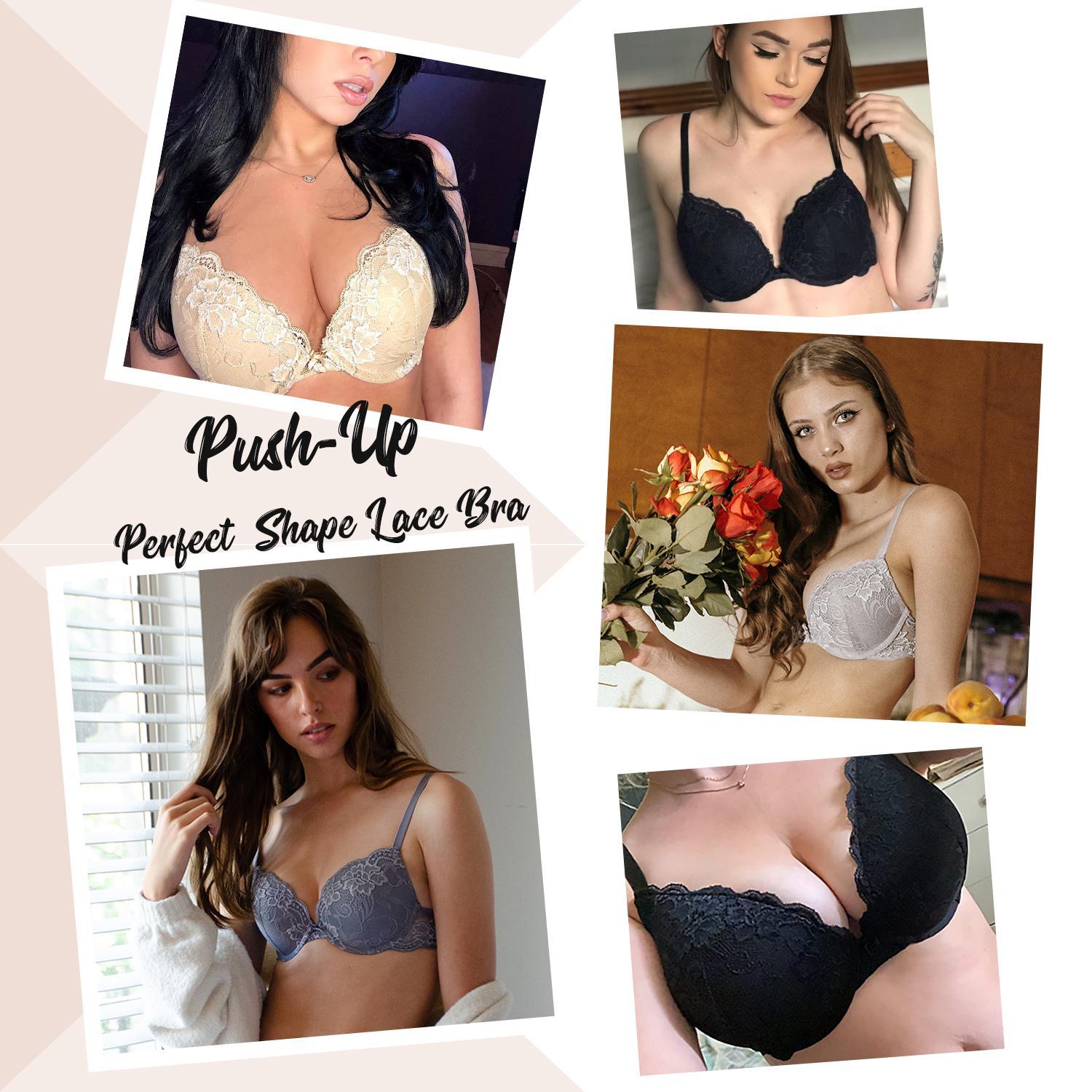 Wingslove Floral Lace Lightly Padded T-shirt Bras Comfort Full Coverage Underwire Bra Womenswear SpringStatements