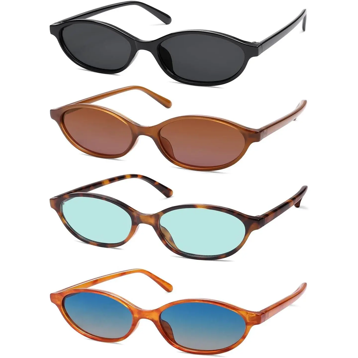D04 Black+brown+tortoise/Green+brown/Blue