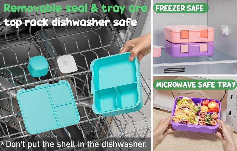 Fimibuke Bento Lunch Box with Thermos 32oz Snack Lunch Container with 3 Compartments, Insulated Lunch Bag, 12oz Leakproof Food Jar, and Ice Pack — Ideal for Daycare, School, or On-the-Go Meals dealsforyoudays