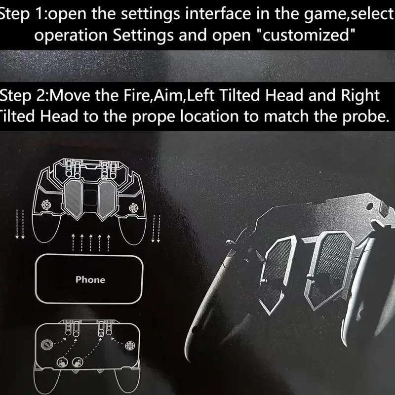 Mobile Game Controller Pubg Trigger Button, Capacitive L1r1 Fire Aim Button, Fps Gaming Joystick for Smartphone, Shenzhen Manufacturer, Gaming Controllers