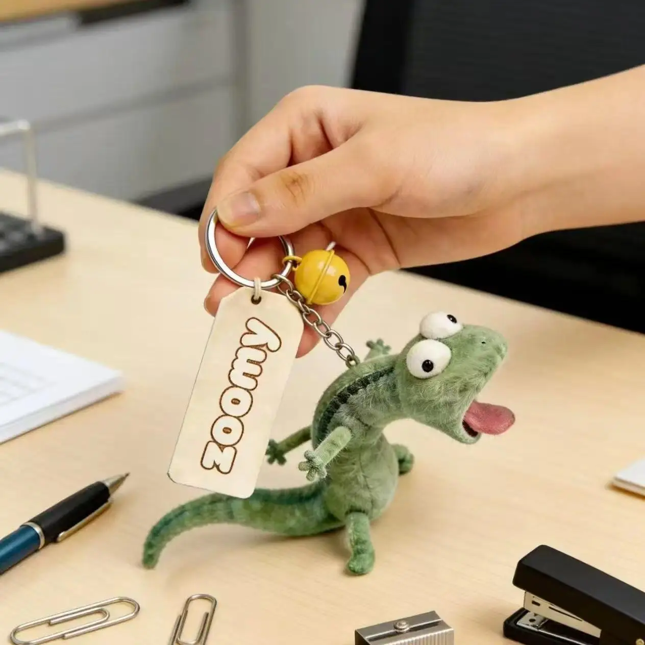 Funny Mint Green Lizard Super Cute Funny Doll Soft Three-dimensional Plush Toy for Girlfriends and Friends Birthday Gifts