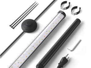 Barrina T10 Grow Lights 4FT, 42W 169 LEDs Full Spectrum Wide Illumination Area, Vertical Standing Plant Light, with On/Off Switch and Tripod Floor Stand