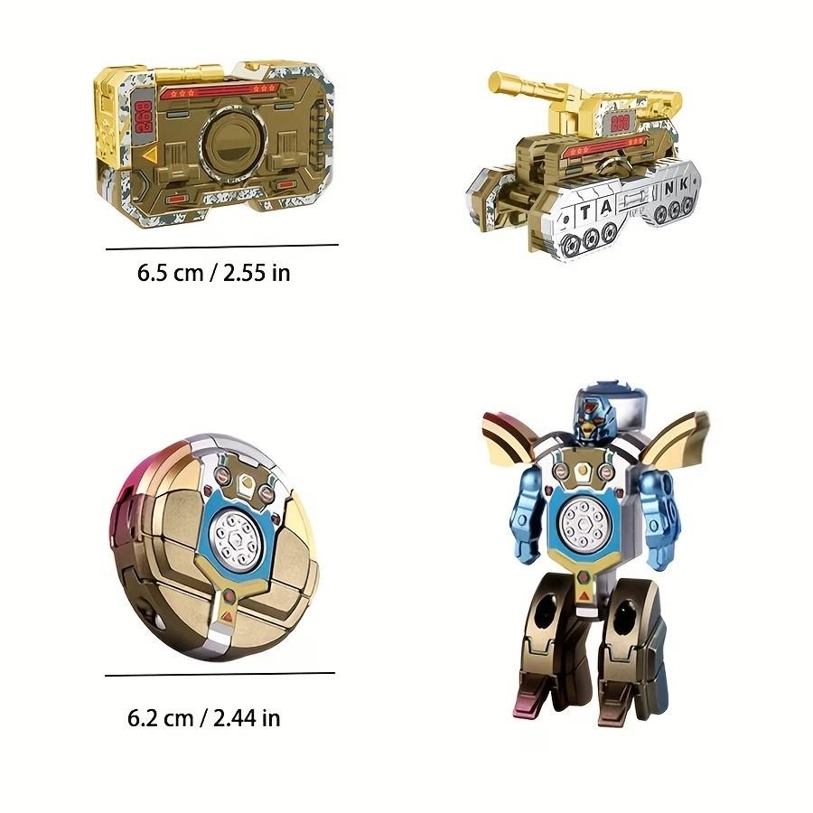 Creative Multifunction Transformable Missile Car Robot Fidget Spinner, Teen Sensory Relaxation Finger Twister, Perfect Holiday Party Gift