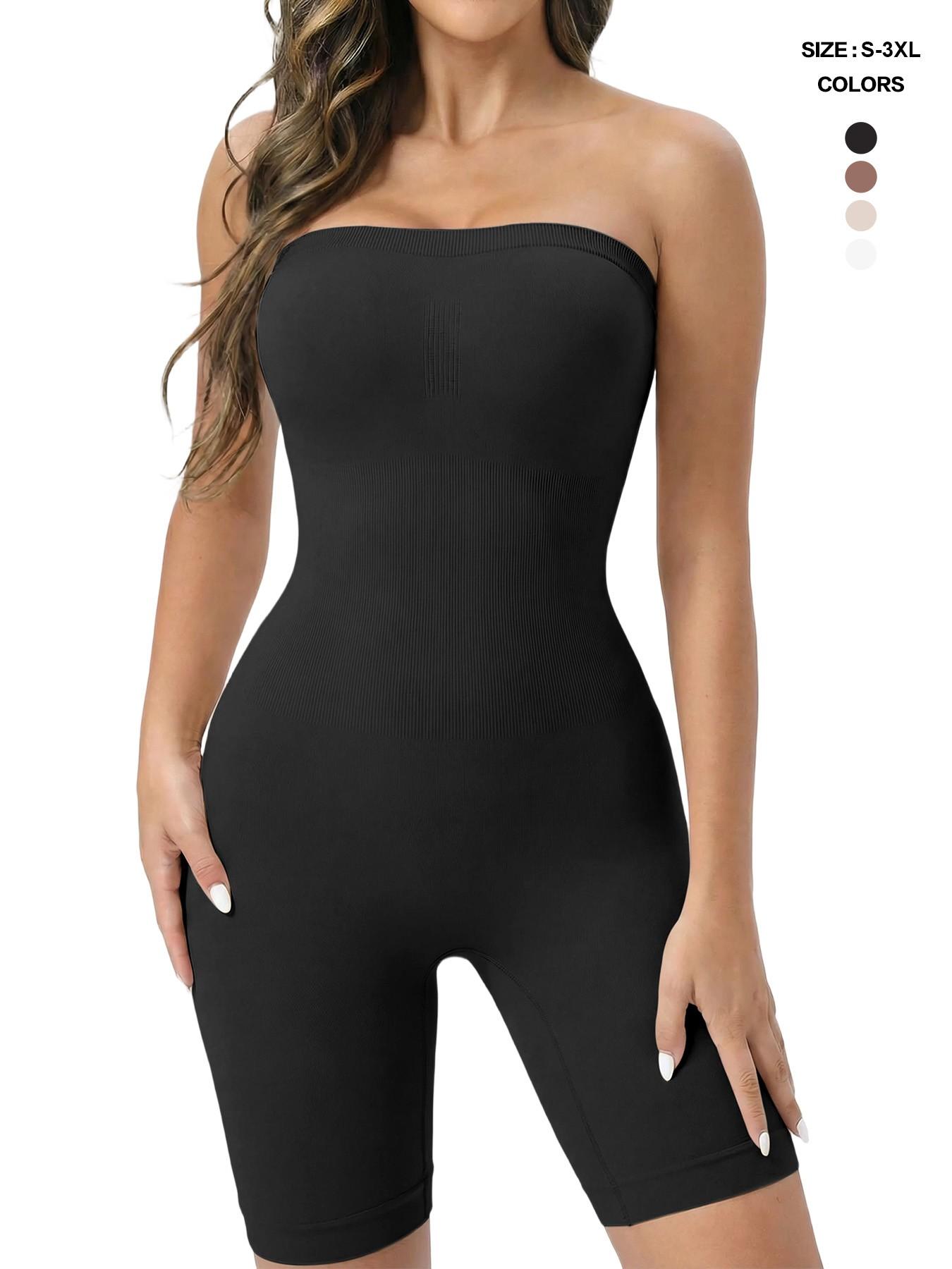Strapless Shapewear Bodysuit Butt Lifter Body Shaper for Women Under Dress Tummy Control full Body Shapewear