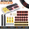 【Biack Friday】55-Piece Bike Tube Patch Repair Kit with Levers and Glue, Essential Tire Repair Set for Mountain and Road Bikes, Bicycle Maintenance Accessories, Bicycle Parts, Cycling Gear