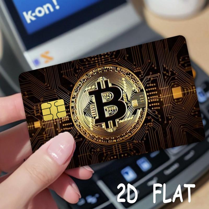 Credit Card Stickers, Ultra-Thin Vinyl Material, 2 Pieces Per Set, Waterproof Scratch-Resistant Film, Durable and Easy to Apply