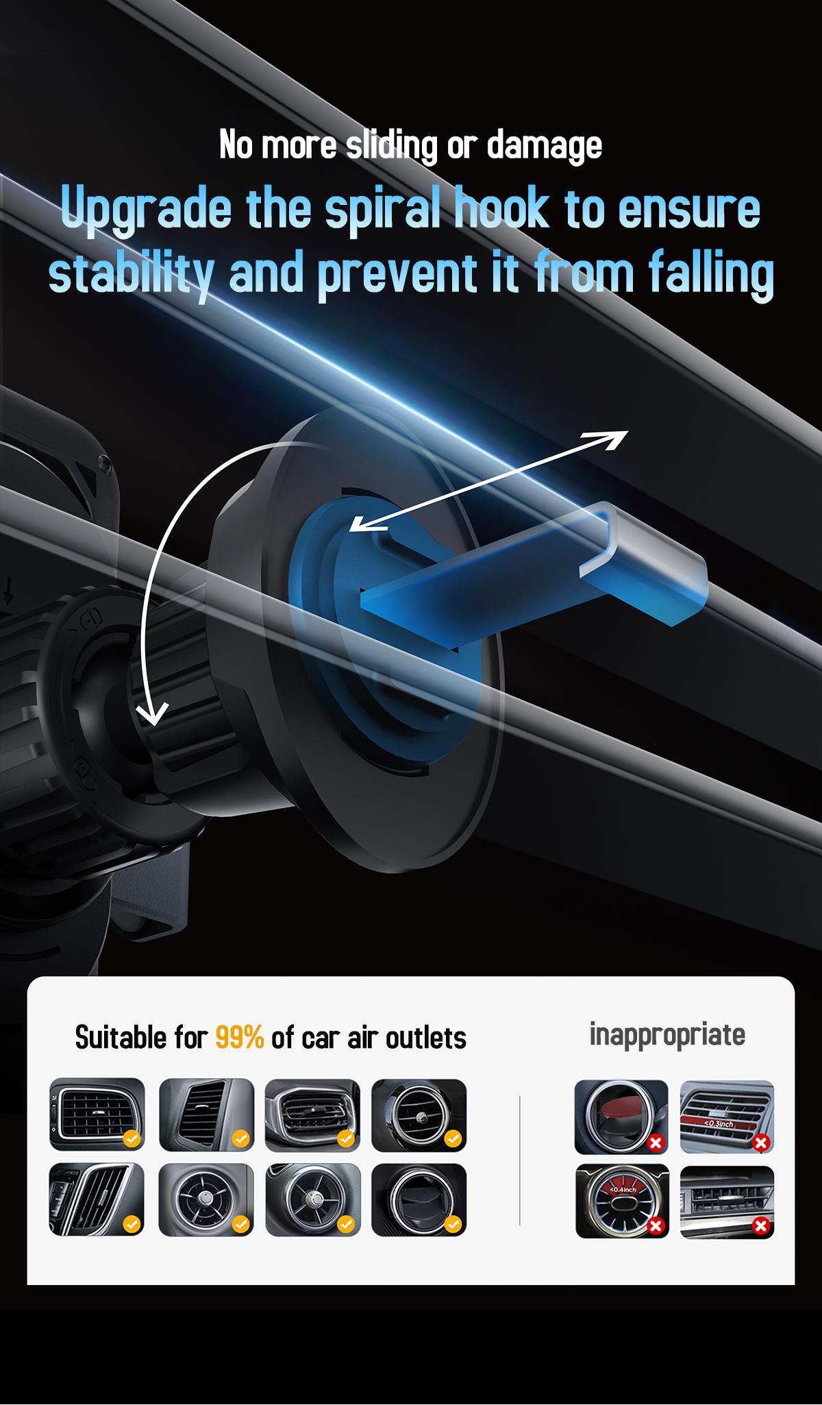 2026 new cool car wireless fast charging holder, intelligent sensor opening and closing, universal mobile phone navigation holder, 90-degree rotation, horizontal and vertical screen use, built-in ambient light, intelligent high-end navigation holder