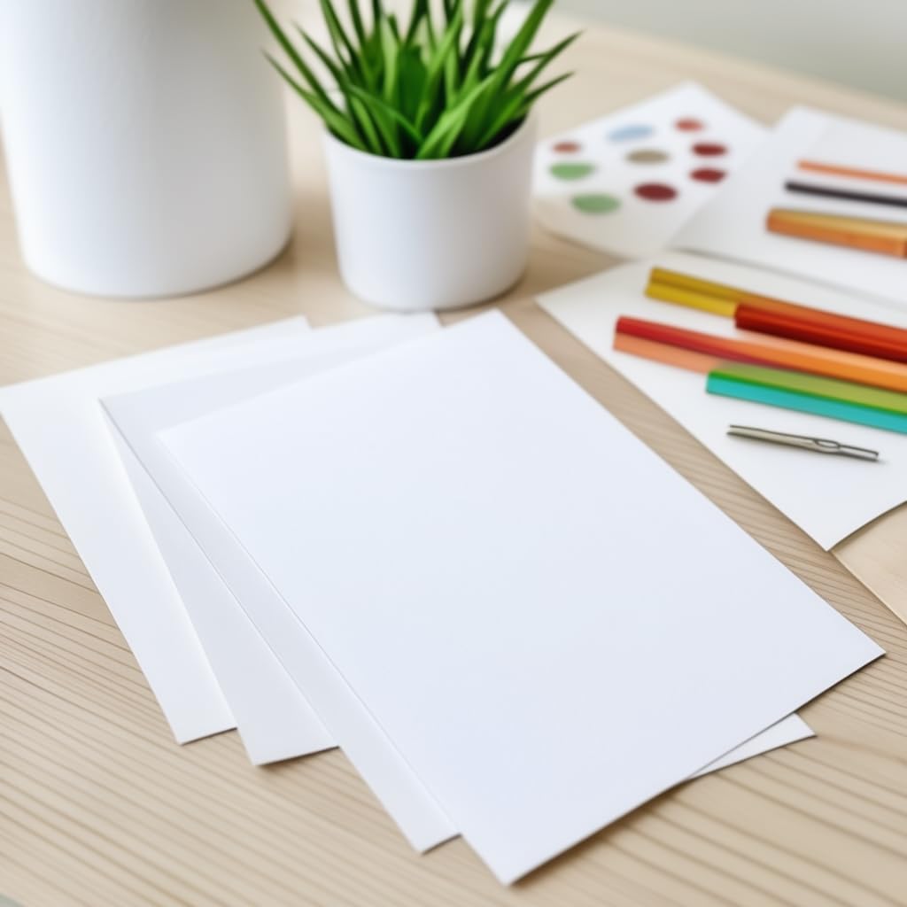 Luxury Resume Paper, 70lb Bright White 8.5"x11" Printing/Writing Paper with Smooth Finish for Modern Crisp Text, 100 Sheets Compatible with Inkjet Printers, Ideal for Resumes, Letterhead