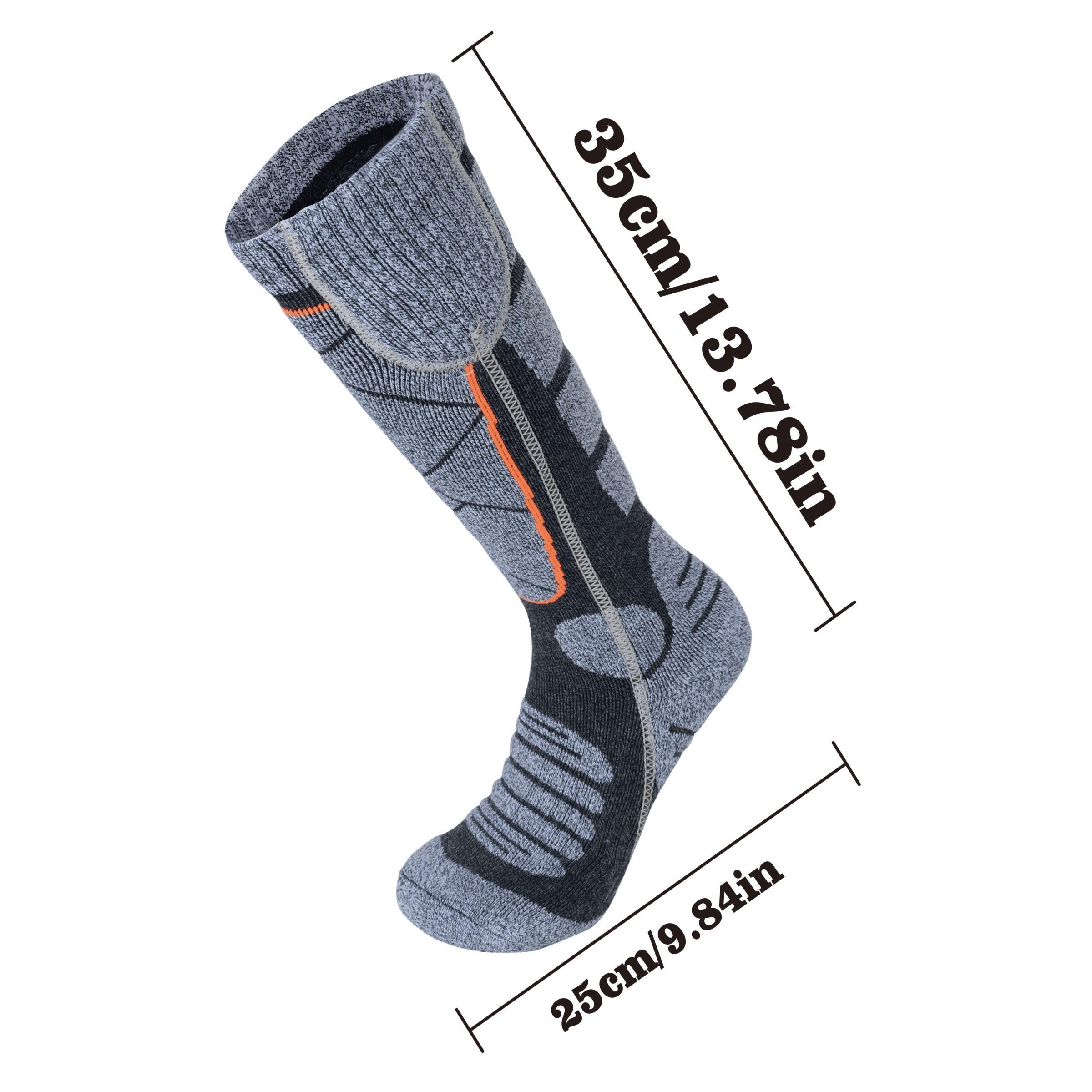 Heated Socks for Men & Women, Rechargeable Washable Battery Heated Socks, 5000mah Battery, Ideal for Hunting Camping Fishing Walking