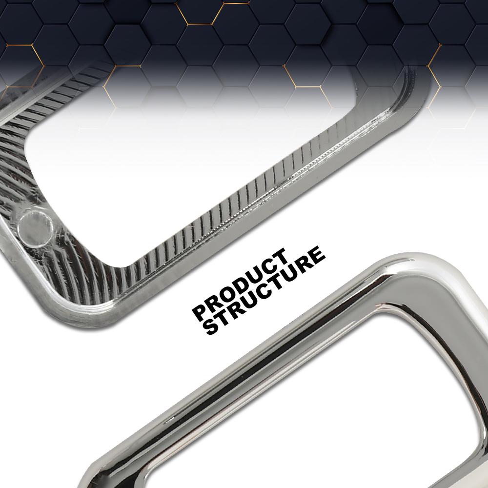 CROSSDESIGN 3/6Pcs Chrome Rocker Switch Trim Bezel Fit For Peterbilt Keworth Freightliner Fits many Freightliners and some Peterbilt and Kenworths using rocker switches High Reliability