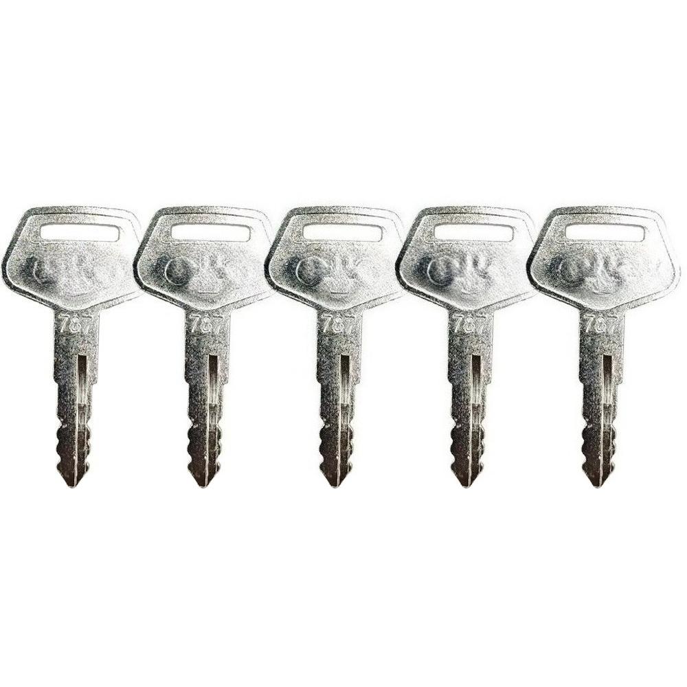 787 Keys Set for Excavators & Loaders, Durable Replacement Parts for Dozers & Backhoes, Essential Maintenance Tools Hardware