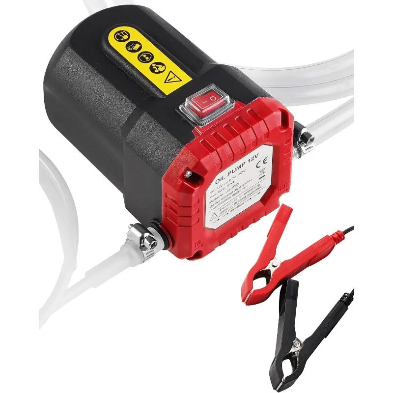 12V 80W Oil Extractor Pump, Upgraded DIY Oil Change Tool with Auto Overload Protection, Automotive Repair Equipment for Cars, Tools For Cars