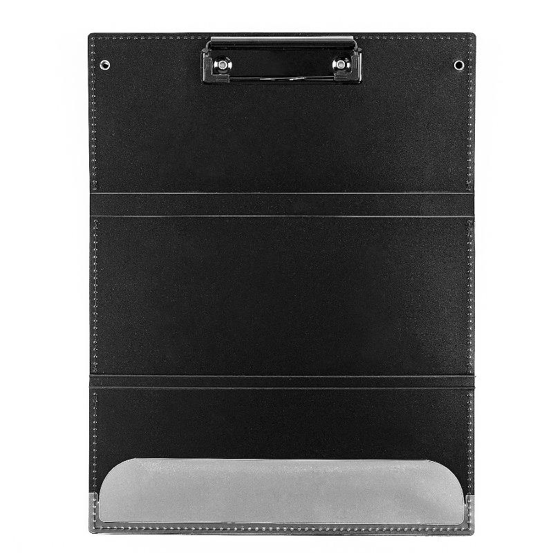 Tri-Fold PP Plastic Nursing Clipboard, Letter-Size 3-Panel Foldable Medical Folder Board, Portable Pocket Writing Pad Document Holder (In Stock)