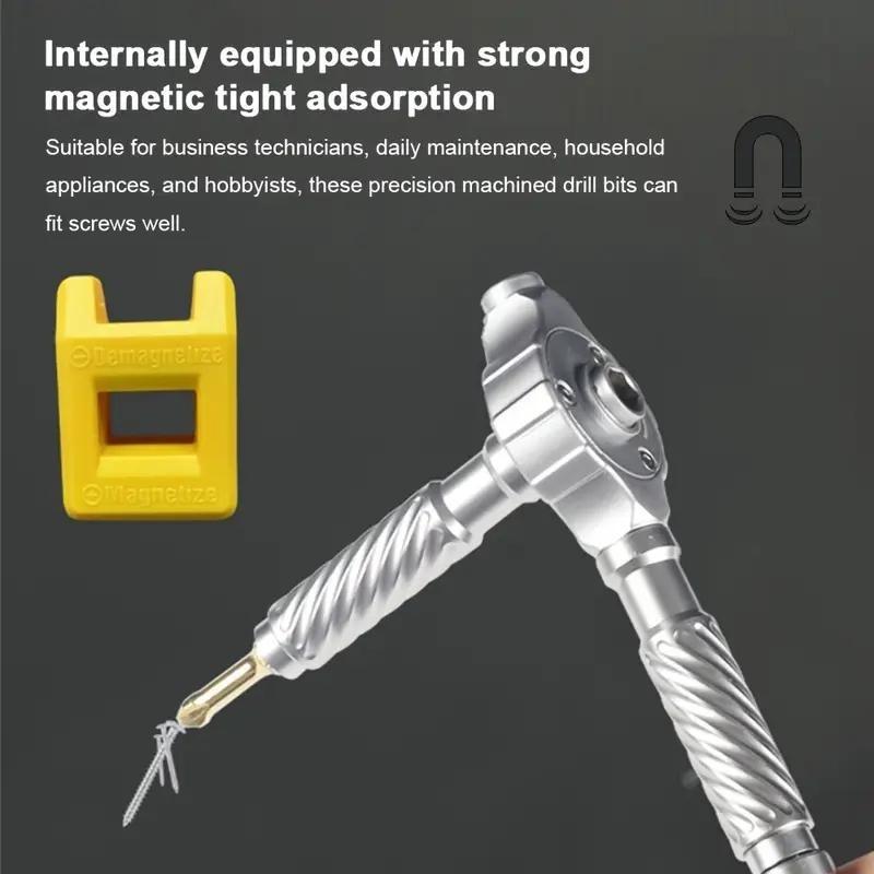 30-In-1 Multi-Function Ratchet Screwdriver Set, Hex Key Coverage, Ideal for Daily Repairs, Comprehensive Tool Kit for Home Use