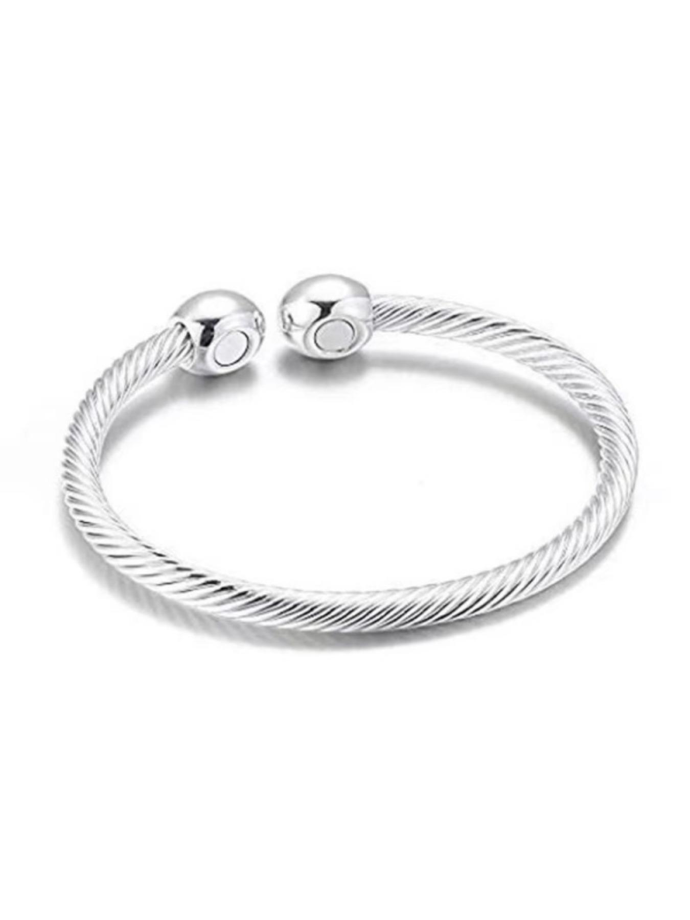 Trendy Magnetic Couple Bracelet, Adjustable Metal Thread Jewelry, Perfect for Dates, Parties, Music Festivals, Showcase Your Style