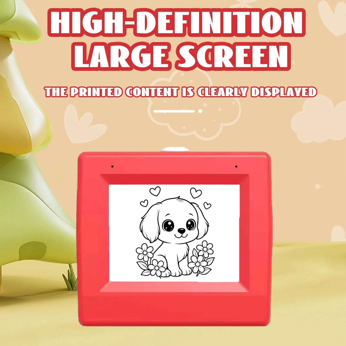 AI Magic Box Voice Control Portable HD Screen Printer for Kids WIFI Android iOS thermal printer