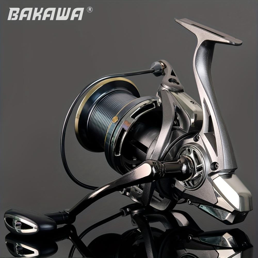 Bakawa Large Spinning Fishing Reel 4.8:1 Ratio, Freshwater Saltwater Fishing Gear, 10000-14000 Series, Max Drag 66lb, Surf Fishing Reel