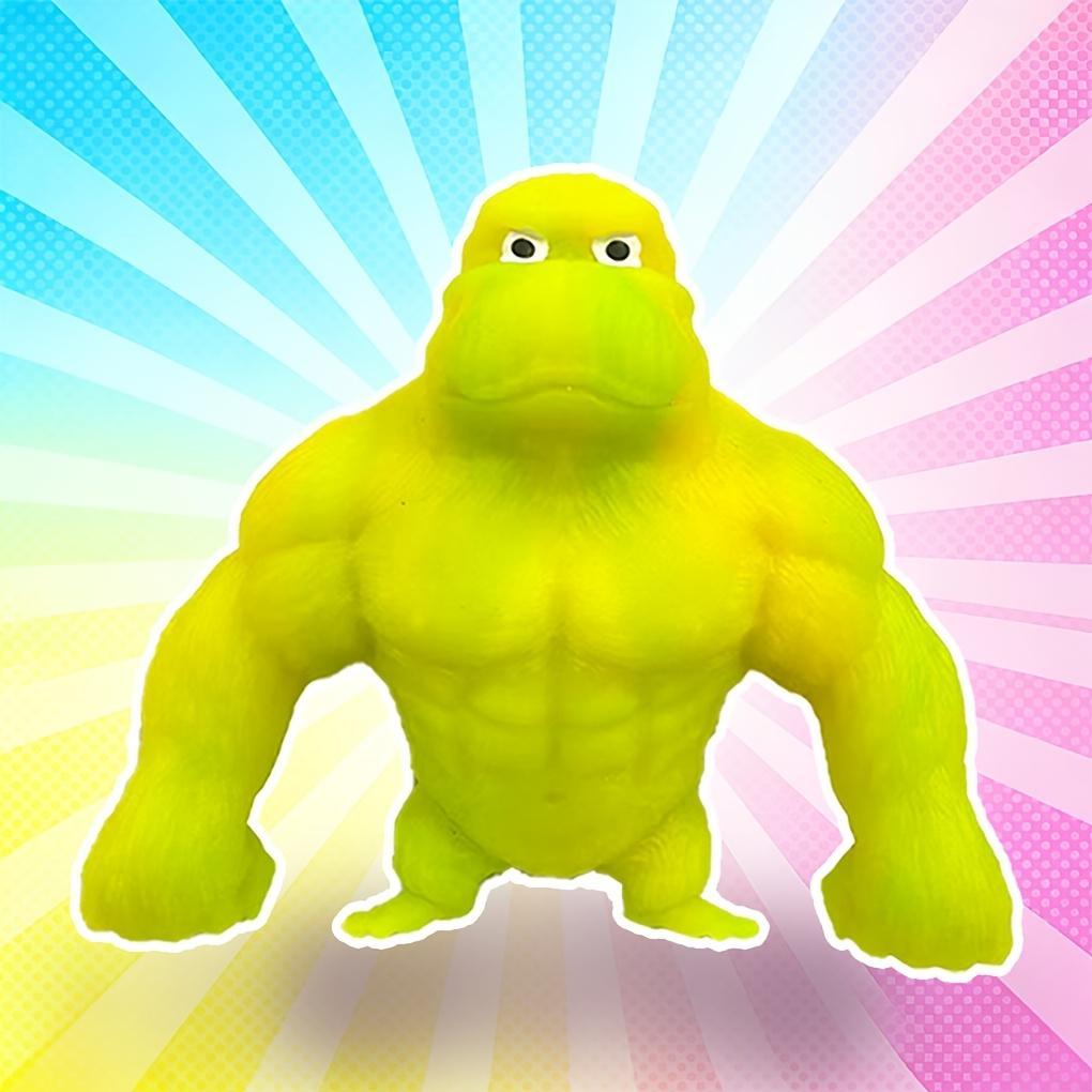 Super Stretchy Gorilla Fidget Toy, Squeeze Monkeys Stretchy Monkey- Original Sensory/Fidget Collectible Toys Holiday Party Gifts, Christmas, Halloween, Easter Basket Stuffing.The Filling Material Is PVA Sponge, Not Sand