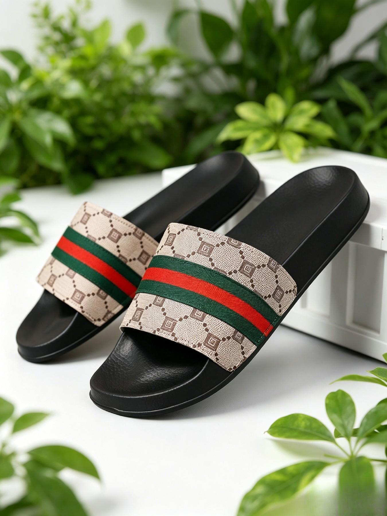 Couple Slippers, Fashionable Unisex Outdoor Korean Style Versatile Trendy Cool Sandals, Home Casual One-Strap Shoes