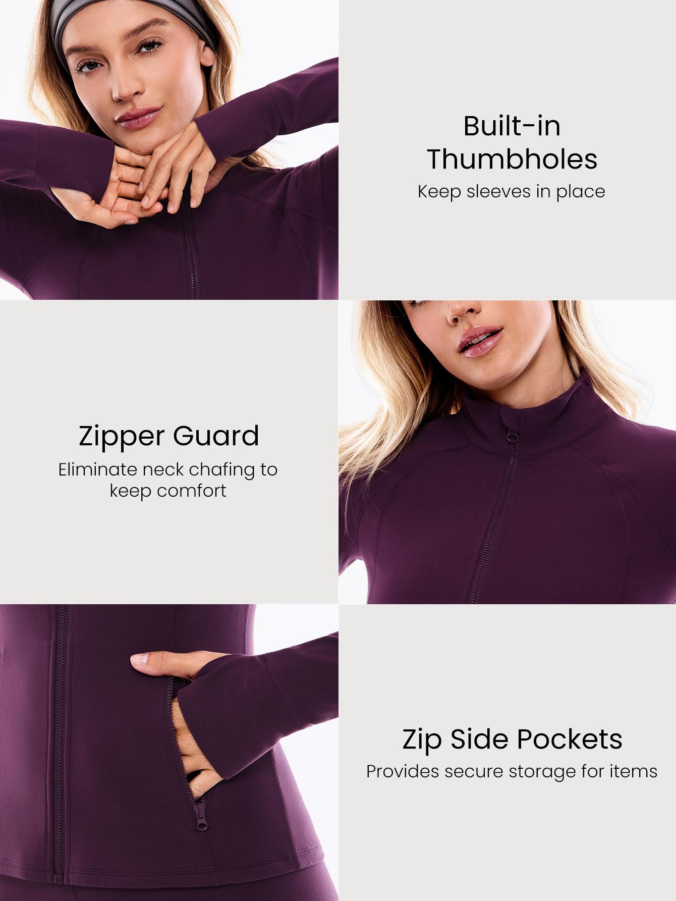 GLOWMODE 2PCS Slim-It BBL Jacket and 24" & 28” Crossover Yoga Leggings Set