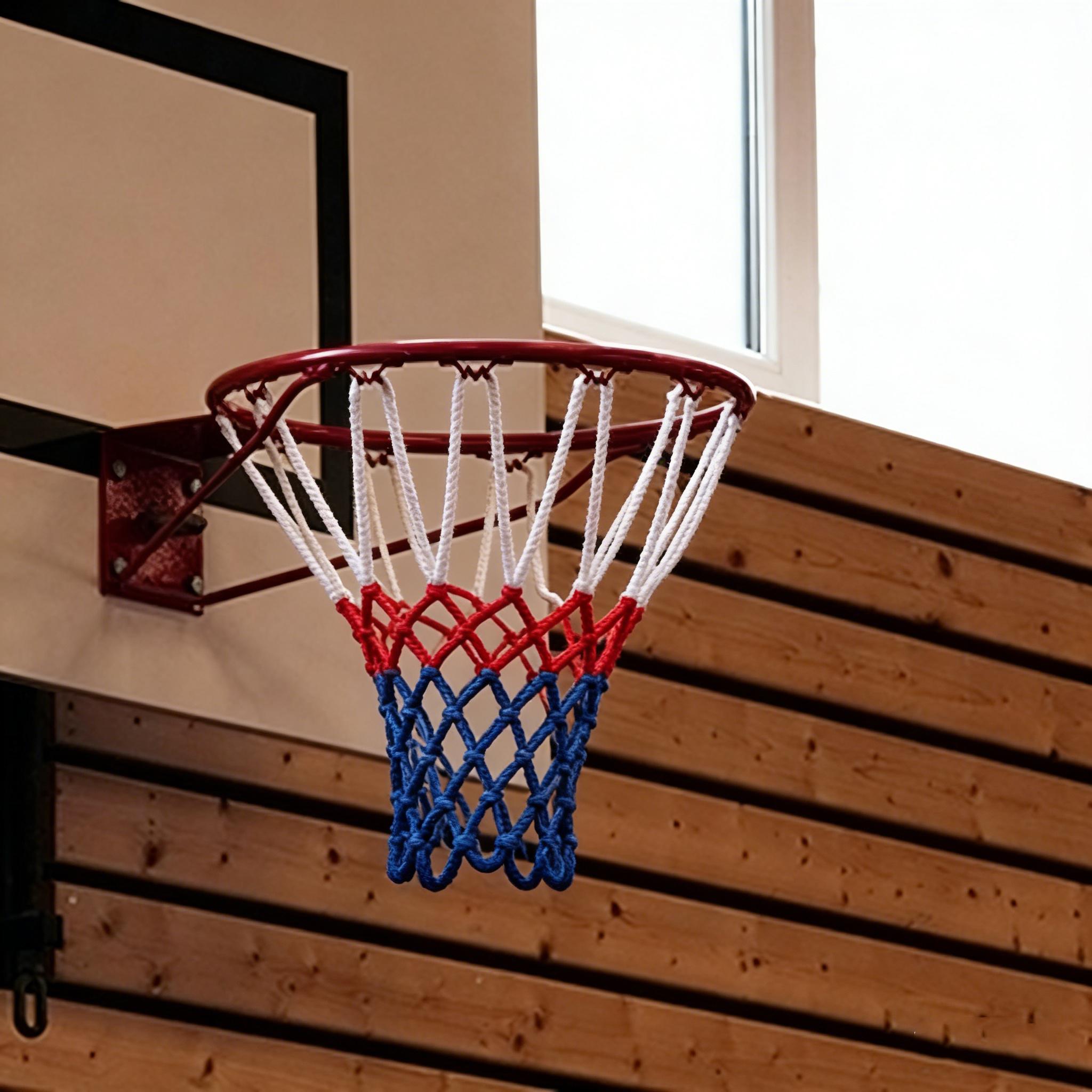 Basketball Net Replacement, Upgrade, All-Weather Resistant, Suitable for Standard Indoor or Outdoor 12-Ring Edge Basketball Net Replacement, Upgrade, All-Weather Resistant, Suitable for Standard Indoor or Outdoor 12-Ring Edge