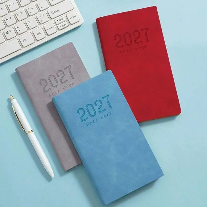 Pocket Design A6 Planner Notebook Journal Portable Lightweight Premium Thick Paper 2027 Schedule Book Smooth Writing Surface